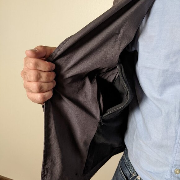 Grey Asymmetrical Zip Jacket - Picture 2 of 3